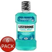 6 x Listerine Coolmint M/Wsh 250Ml
