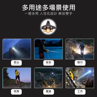 超強光 CREE燈珠 L2 T6 強光頭燈 露營 LED頭燈 釣魚頭燈 登山 照明燈 手電筒 頭燈 (4.3折)