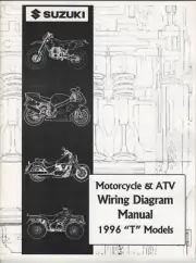 1996 SUZUKI MOTORCYCLE & ATV WIRING DIAGRAM "T" MANUAL