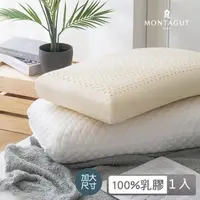 在飛比找momo購物網優惠-【MONTAGUT 夢特嬌】天絲乳膠枕1入-標準加大型(69