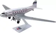 Flight Miniatures Continental Airlines DC-3 Desk Display 1/100 Model Airplane