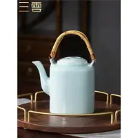 在飛比找ETMall東森購物網優惠-景德鎮瓷器茶壺大容量涼水壺大號影青瓷冷水壺熱水壺商用陶瓷餐具