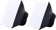 DOITOOL 2pcs Softbox Flash Diffuser Camera Accessory Flash Softbox for Even Lighting Portable Compact Design