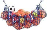 Ball Storage Net,Organizer Net for Basketball,Volleyball,Football,Sport Equipment Storage Hanging Hammock,Garage Ball Storage Net,Sports Ball Storage,Toy Net.