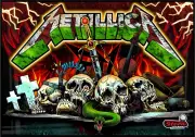 Stern METALLICA Pinball Machine Custom TRANSLITE #2 Fits DMD not LCD Stern Model