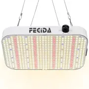 Dimmable LED Grow Light for Seed Starting Seedlings Veg, UV-IR Included Full ...