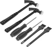 Toddmomy 2Sets Archaeological Excavation Tools Kit Gemstone Digging Kit with Hammer Chisel Brush for Educational Play Digging DIY Tools for Learning Exploration