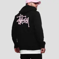 在飛比找蝦皮購物優惠-STUSSY 黑粉帽T