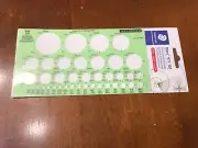 STAEDTLER Mars 977 501 Professional Metric template Circle Template New