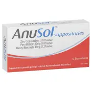 Anusol Suppositories X 12