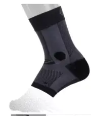 OS1st AF7 Ankle Bracing Sleeve Left Compression -Black-Size Large-MSRP $25