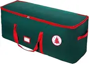 TREE BAG, CHRISTMAS TREE STORAGE - Christmas Tree Bag Waterproof Large Container for Christmas Tree 600D Oxford, Holiday Christmas Tree Organizer Fits 7.5 Feet Artificial Tree
