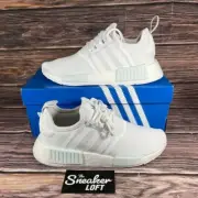 NEW Adidas NMD R1 Primeblue Clout White Athletic Shoes Size 6