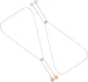 [COMPUKAS] 2Pcs Portable Earphone Hanging Chain Chic Earphone Fixation Cord Glasses Holder Lightweight Durable Design for Wireless Earbuds for Active