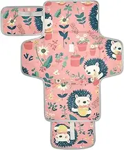 Reusable Baby Changing mat with Tissue Pocket Portable Diaper Changing pad Infant Travel Station Kit