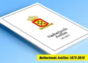 COLOR PRINTED NETHERLANDS ANTILLES 1873-2010 STAMP ALBUM PAGES (237 ill. pages)