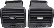 2004-2011 Compatible for VW Compatible for Jetta MK5 Golf 5 Rabbit Black Dash Board Car Air Outlet Vent 1K0819728 1K0819703 1K0819704(Left and Right)