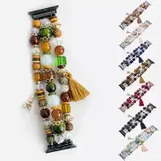 Colorful Agate Jewelry Bangle for Apple Watch Strap 38mm 42 40 44mm 41 45mm 49mm