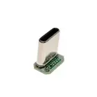 USB3.1 Type C Patch Board 16pin 4 Welding Wire Data Band PCB USB Board Male _mo