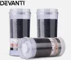 Devanti Water Cooler Filter Purifier Ceramic 6Stage Carbon Mineral Dispenser-3pk