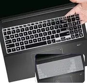 2PCS Keyboard Cover for ASUS VivoBook 16X 16 F1603 M1603 X1603 M1605, VivoBook Pro 16X OLED K3605 K6602 N7601 TN3604,VivoBook 15 15.6 K3502 M3502 M1503 M6501 K6501, Zenbook 15 Q539ZD UM3504