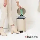 在飛比找遠傳friDay購物優惠-【荷蘭Brabantia】NEWICON環保腳踏式垃圾桶月牙