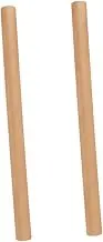 HONMEET 2pcs Large Paperboard Tubes for Art Prints Drawing Roll Storage Mailer Tube 3cm Inner Diameter 2mm Thick Brown