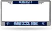 Rico Industries Unisex-Adult Memphis Grizzlies Chrome Frame FC98011, Multi, One Size