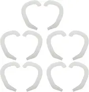 Toddmomy Invisible Tape 5 Pairs Baby Protruding Ear Support Silicone External Auricle Corrector Baby Auricle Valgus Correction Patch Kids Infant Protruding Ear Patch for Babies Corrector De Ojeras