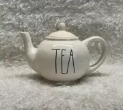 Rae Dunn Teapot Artisan Collection Farmhouse White Ceramic “TEA” 6 cups