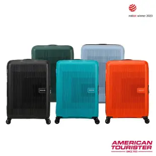 【AMERICAN TOURISTER 美國旅行者】24吋 AEROSTEP 立體漸層可擴充PP輕盈行李箱(多色可選)