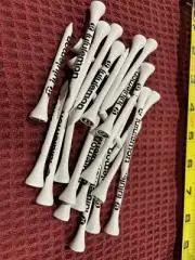 Set Of 25 Lululemon Logo White Golf Tees 2 3/4” Wood