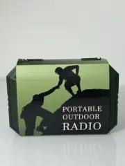 EMC Radio with Bluetooth,Flashlight,with USB Charged&Hand Crank&Solar Power