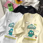 三麗鷗純棉小丑魚短袖T恤女美式複古2024可愛印花INS日系卡通半袖上衣【RAIN】
