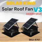 2 x Solar King-Solar Roof Fan Ventilation Exhaust 320MM SRVF V3 (Latest Version)