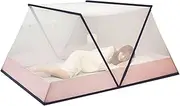 Mosquito Net Tent Foldable Ventilate Summer Bedroom Net Tent Portable Bed Mosquito Net (B 80 * 190 * 80Cm)