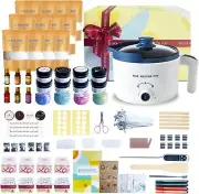 Candle Making Kit with Electric Wax Melting Pot, Candle Starter Kit for Candle M