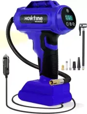 Tire Inflator Portable Air Compressor – 12V DC 150 PSI Air Pump for Car Tires