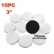 (Qty:10) 3" Wool Buffing Polishing Pads Bonnets Sanding On Car Buffer Pads
