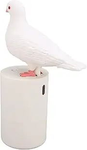 Pigeon Foam Soap Dispenser,Funny Bird Soap Dispenser, Touchless Foaming Soap Dispenser, Pooping Pigeon Soap Dispenser (White)