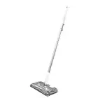 Gray Lithium Ion Cordless Sweeper Glider Light Sleek Floor Baseboard Cleaner