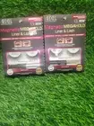 2 Pk False Eyelashes Ardell Magnetic MEGAHOLD Invisiband Liner & Lash 056