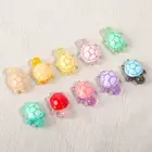 10pcs Mini Luminous Turtle Home Decor Landscaping Resin Crafts Glowing Turtle