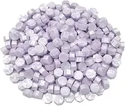 LICQIC Sealing Wax Beads Set, 300 Pcs Wax Seal Beads for Wax Stamp Sealing, Pale Lilac