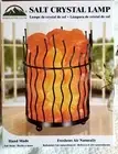 Himalayan Glow 1332 Piller Salt Basket Lamp, 6-8 lbs, Amber Glow NEW BOXED