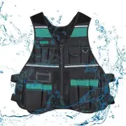 Electrician Tool Vest Waterproof Tool for Camping Gear Carpentry Electrician