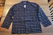 Club Room 2 Piece PJs Black/Green Plaid Size Small NWT
