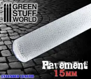 Rolling Pin - PAVEMENT 15mm Texture - (Scale HO - N) Scenery, terrain, trains