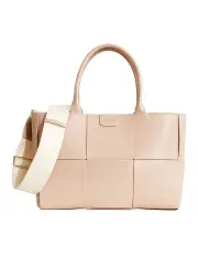 [Belle & Bloom] Long Way Home Woven Tote Bag in Light Brown