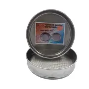 ACQM Gold Gem Panning Prospecting Sieve Course & Fine Mesh Set Steel